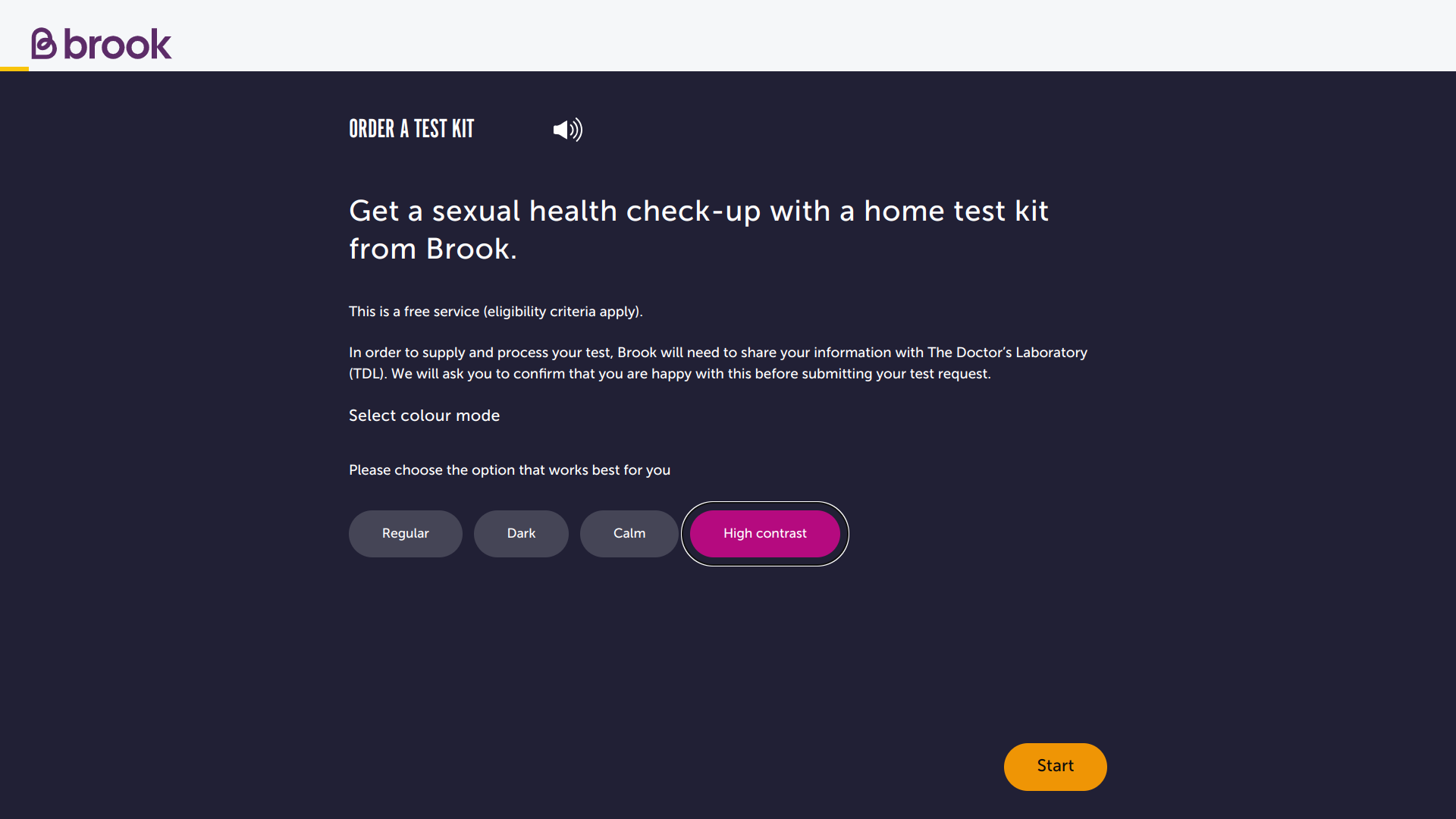 Brook TestKit-Order-Portal